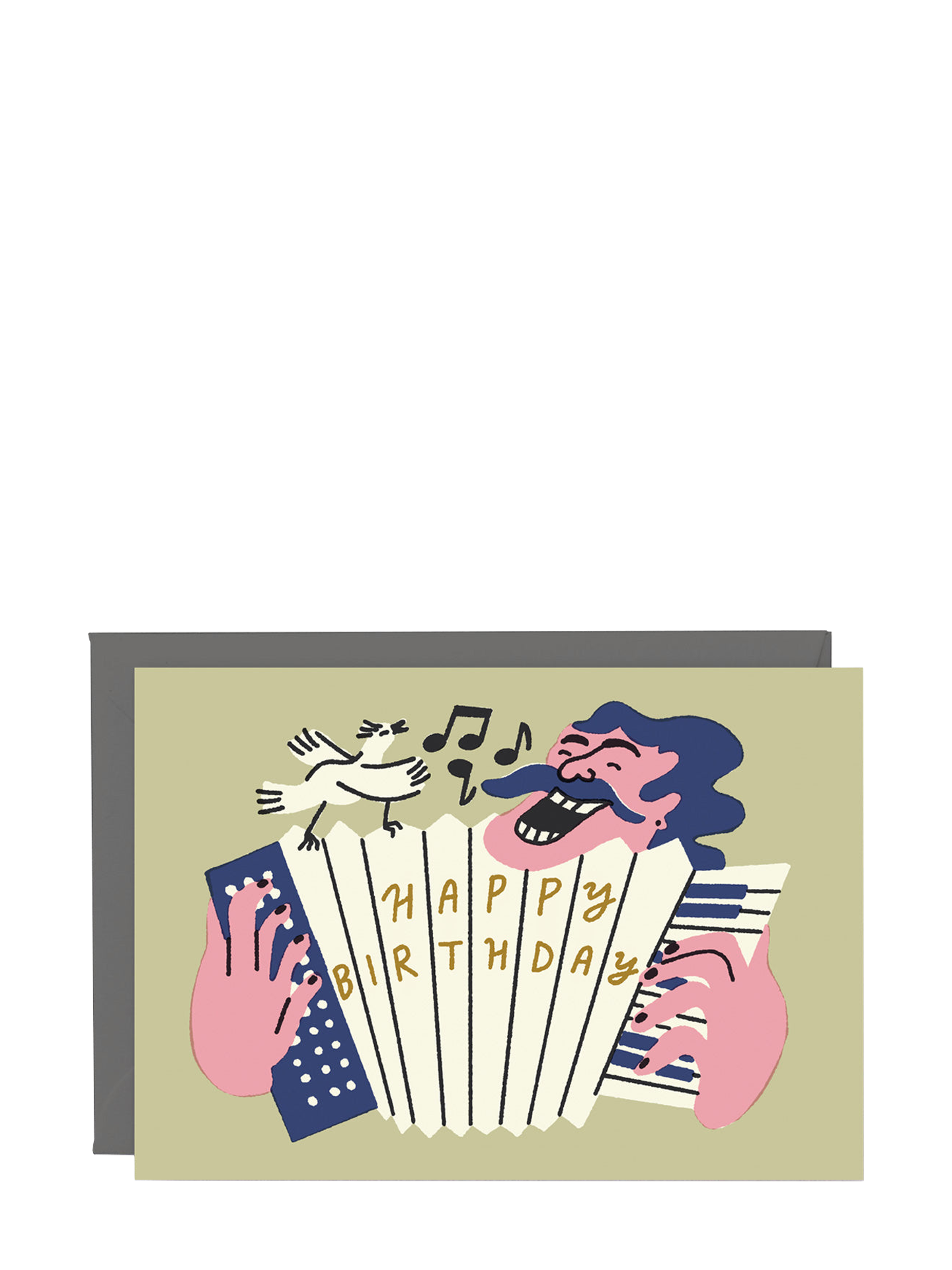 Happy Birthday Accordion birthday card