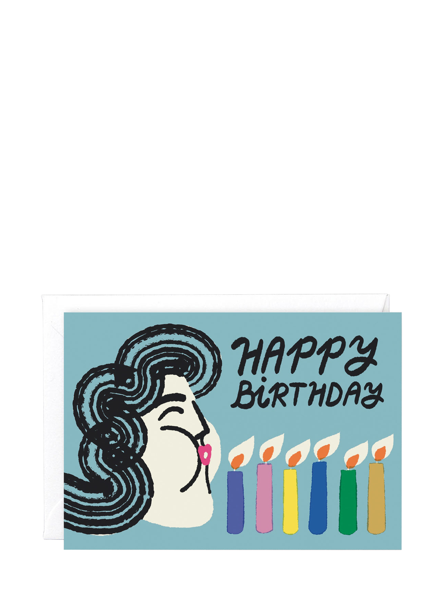 Happy Birthday Candles birthday card