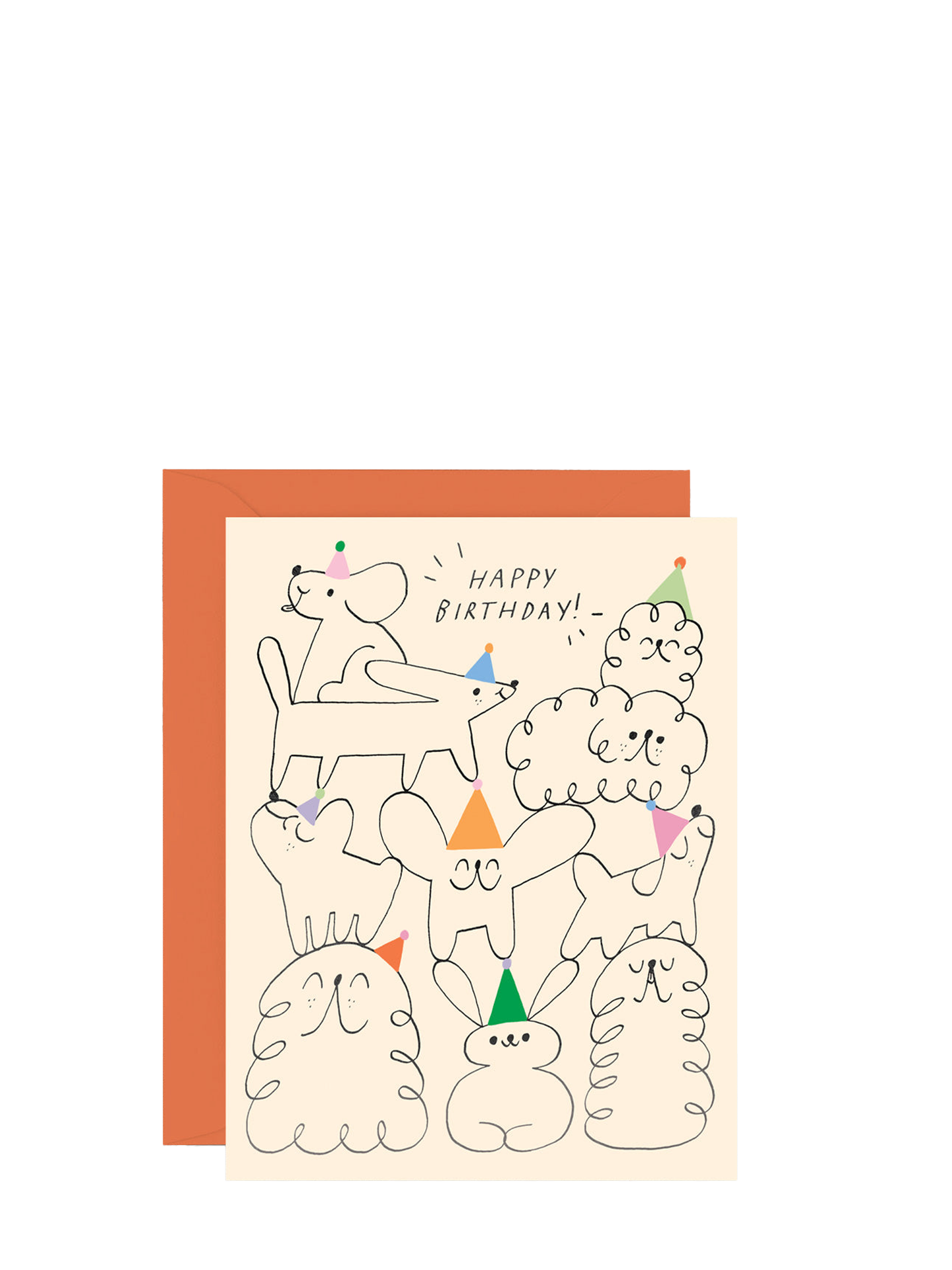 Happy Birthday Animal Stack birthday card