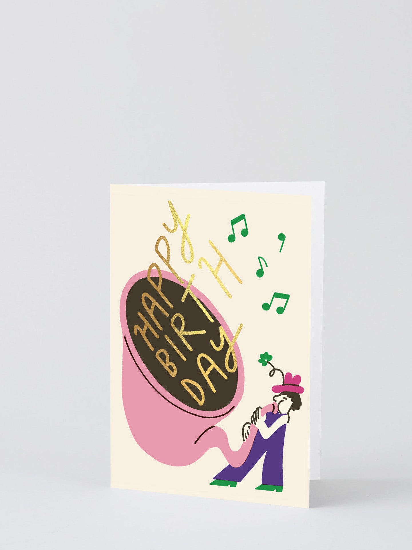 Happy Birthday Tuba birthday card