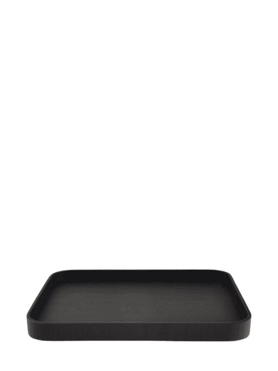 Serve wooden tray, black (35x28)