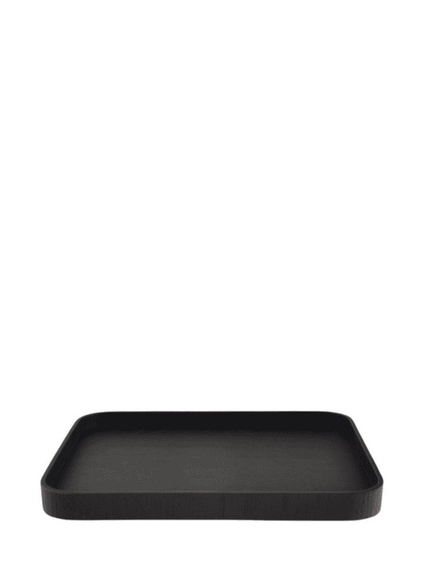 Anti-Slip Serve wooden tray, black (35x28)