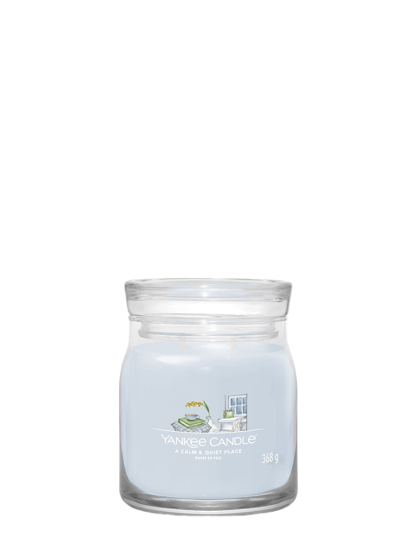 A calm & quiet place signature jar, medium