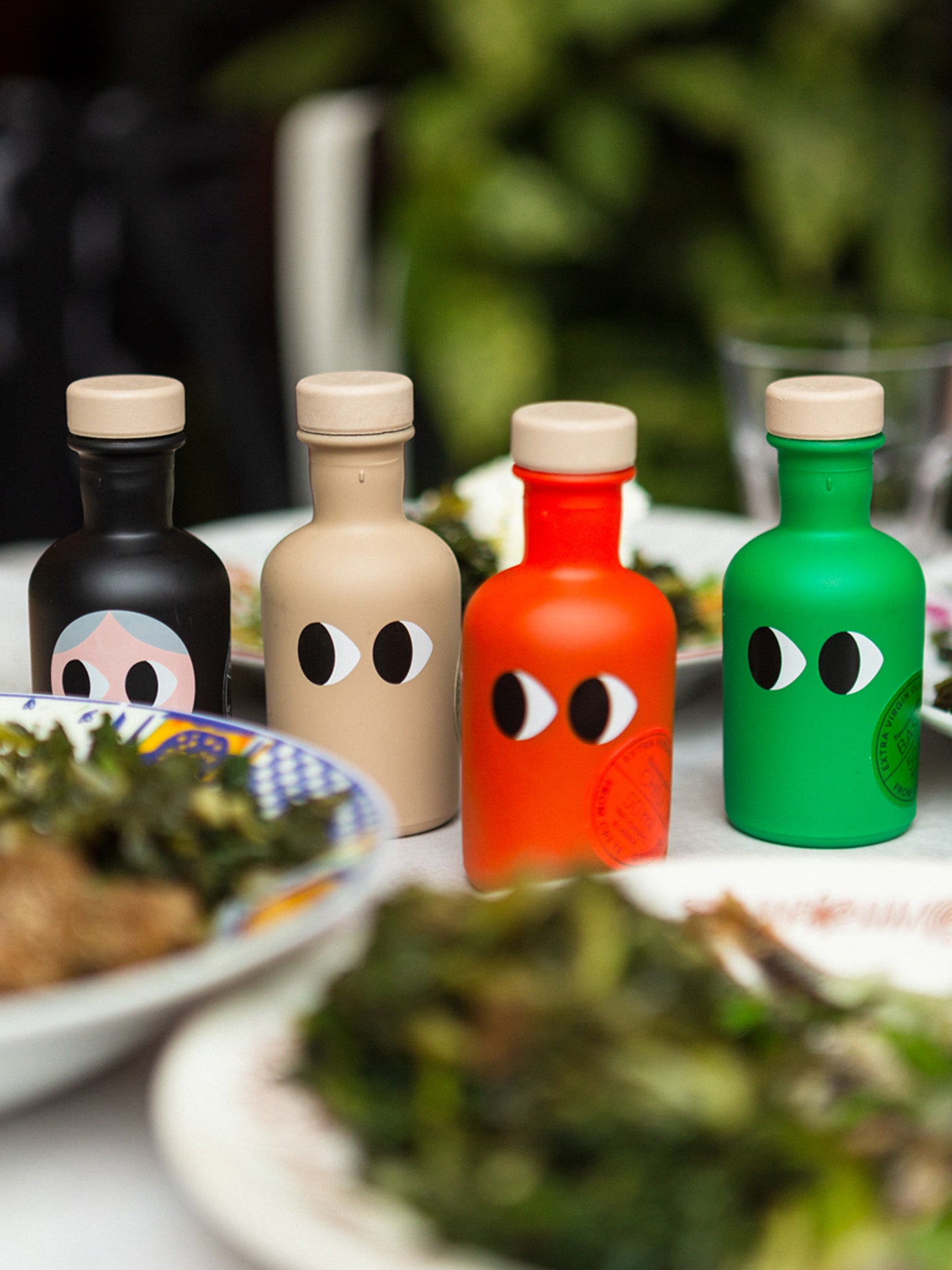 Mini olive oils gift box