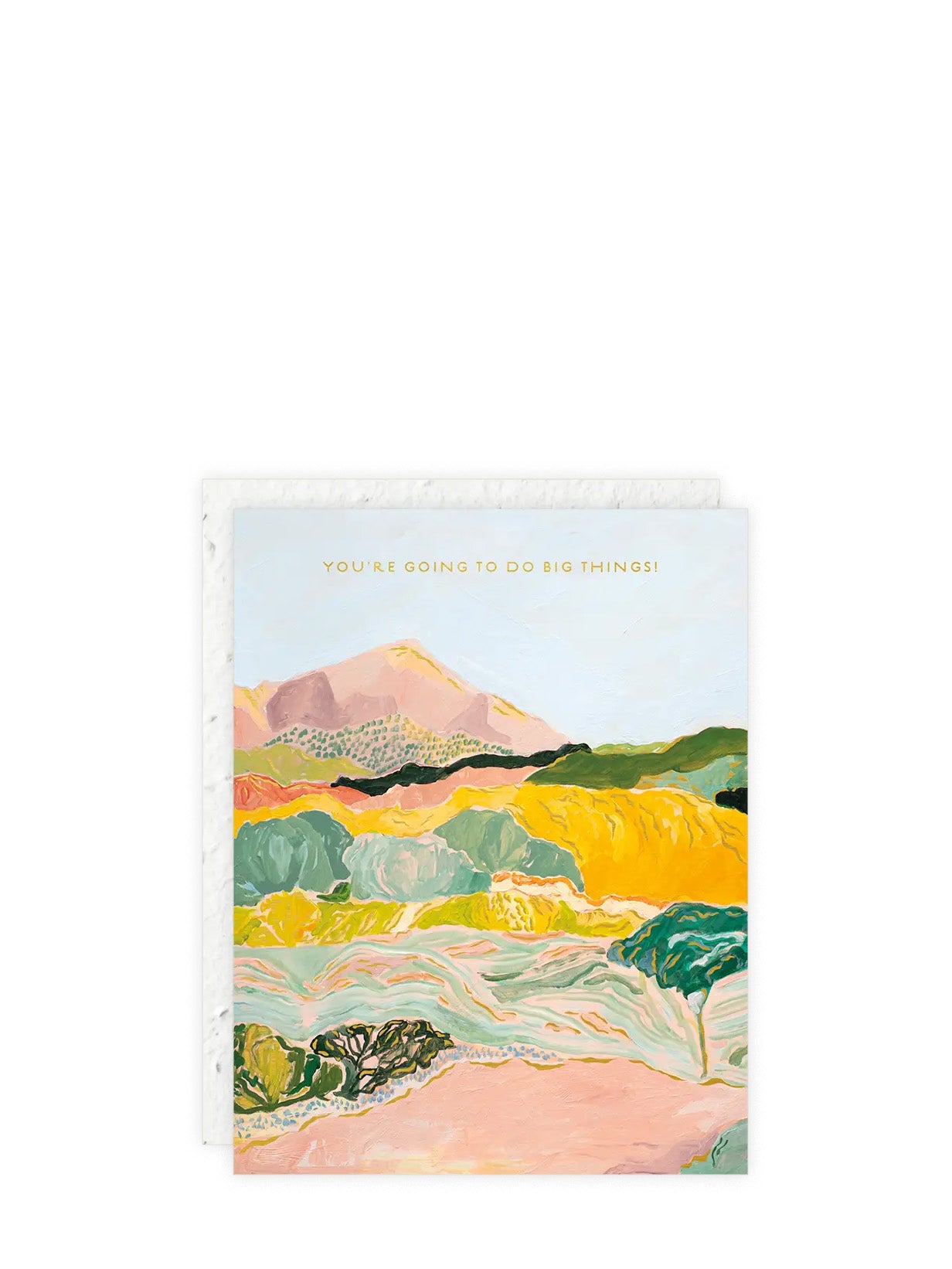 You're going to do magical mountains, graduation  card (plantable envelope)