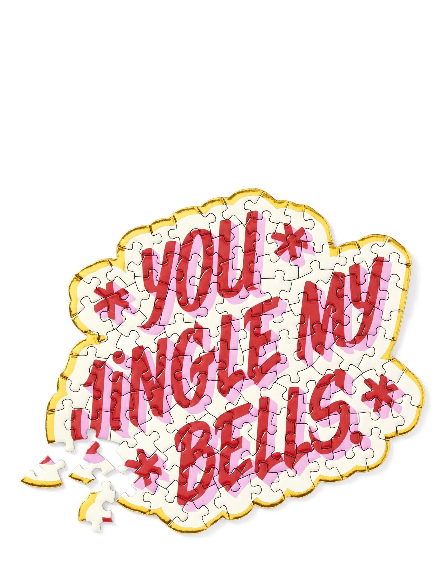 'You Jingle My Bells' Mini Shaped Puzzle (100 pcs)