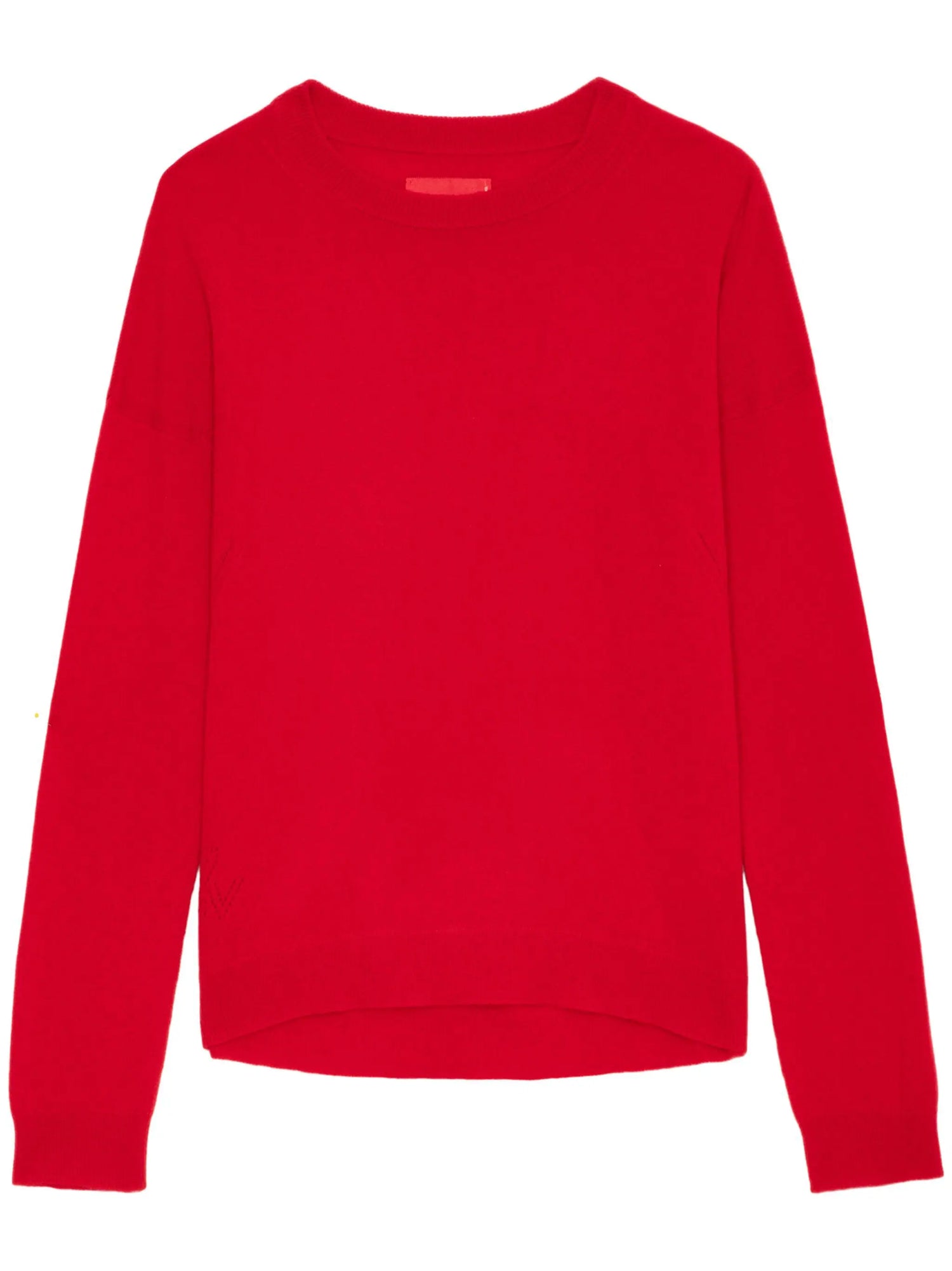 Cici Ws Patch Sweater, red