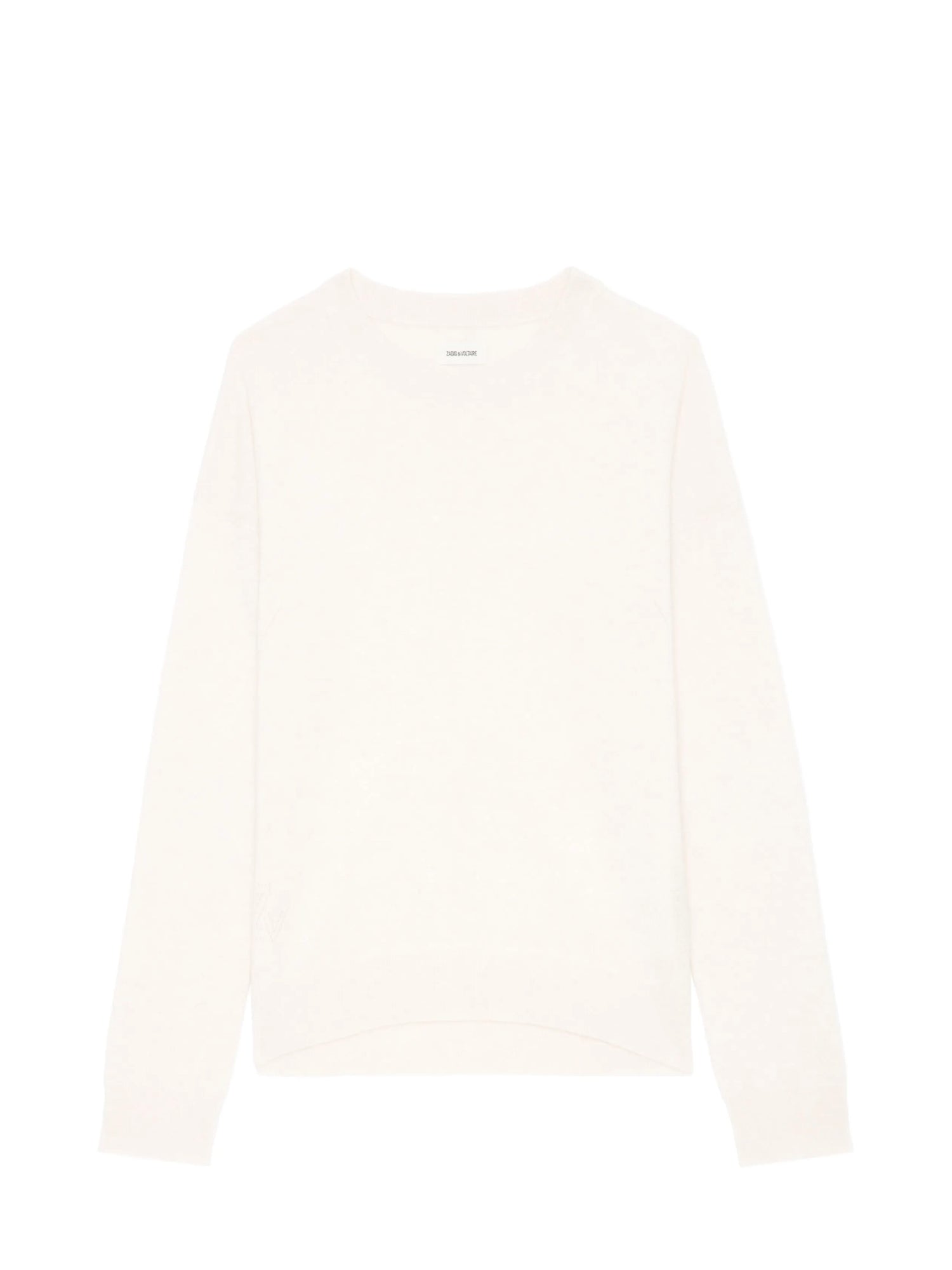 Cici elbow-patch cashmere jumper, ecru