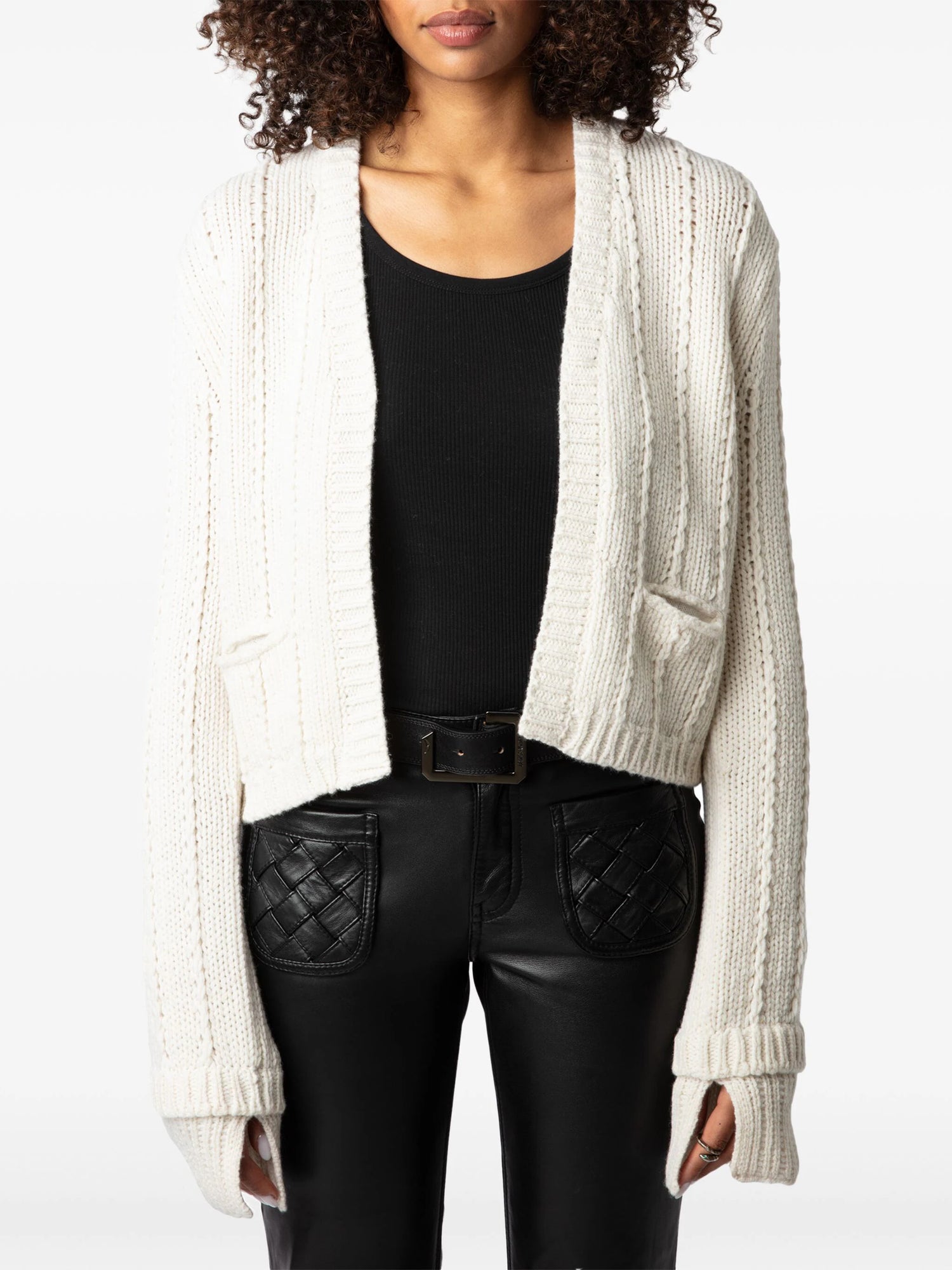 Travy We Cardigan, ivory