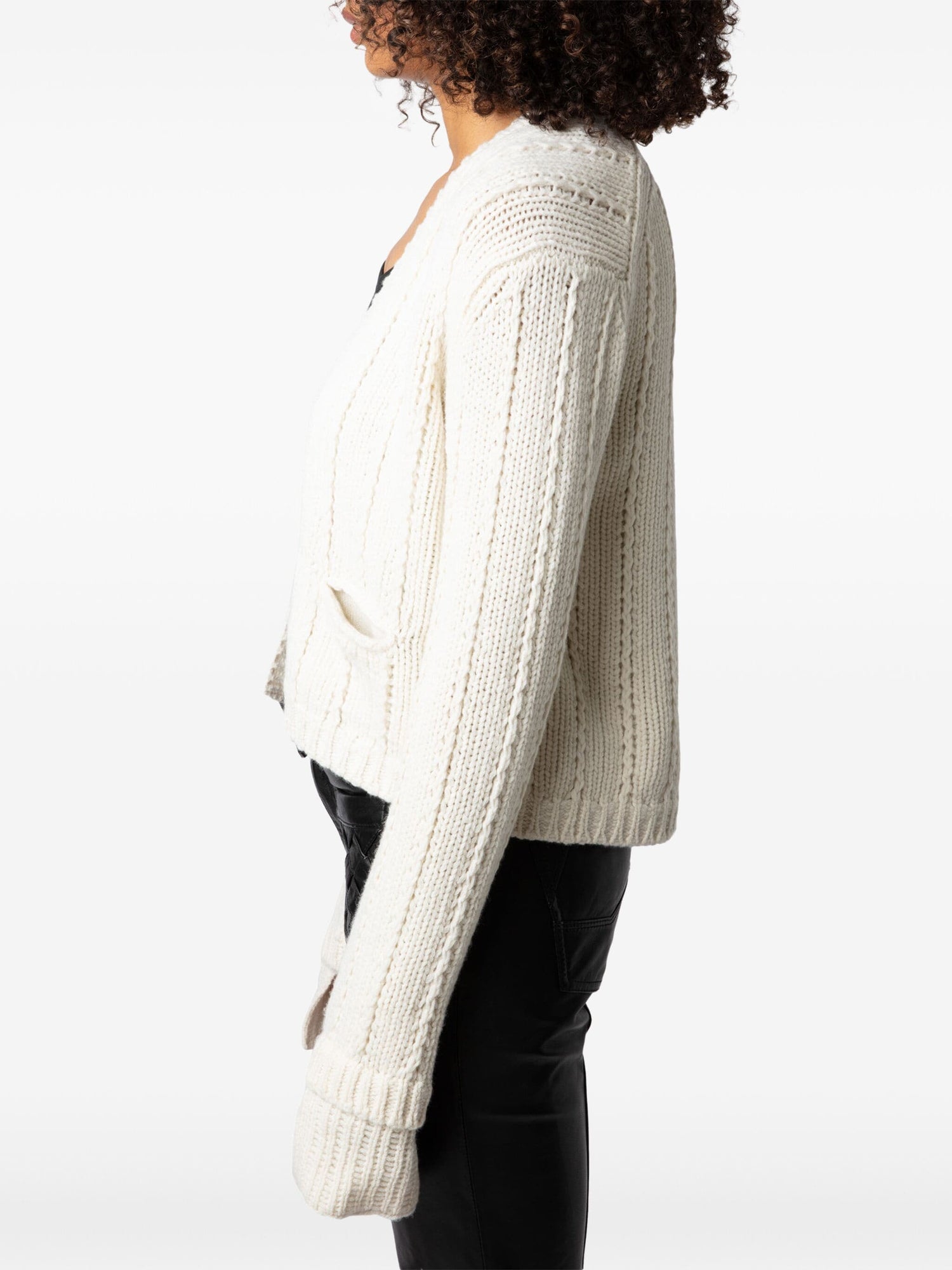 Travy We Cardigan, ivory