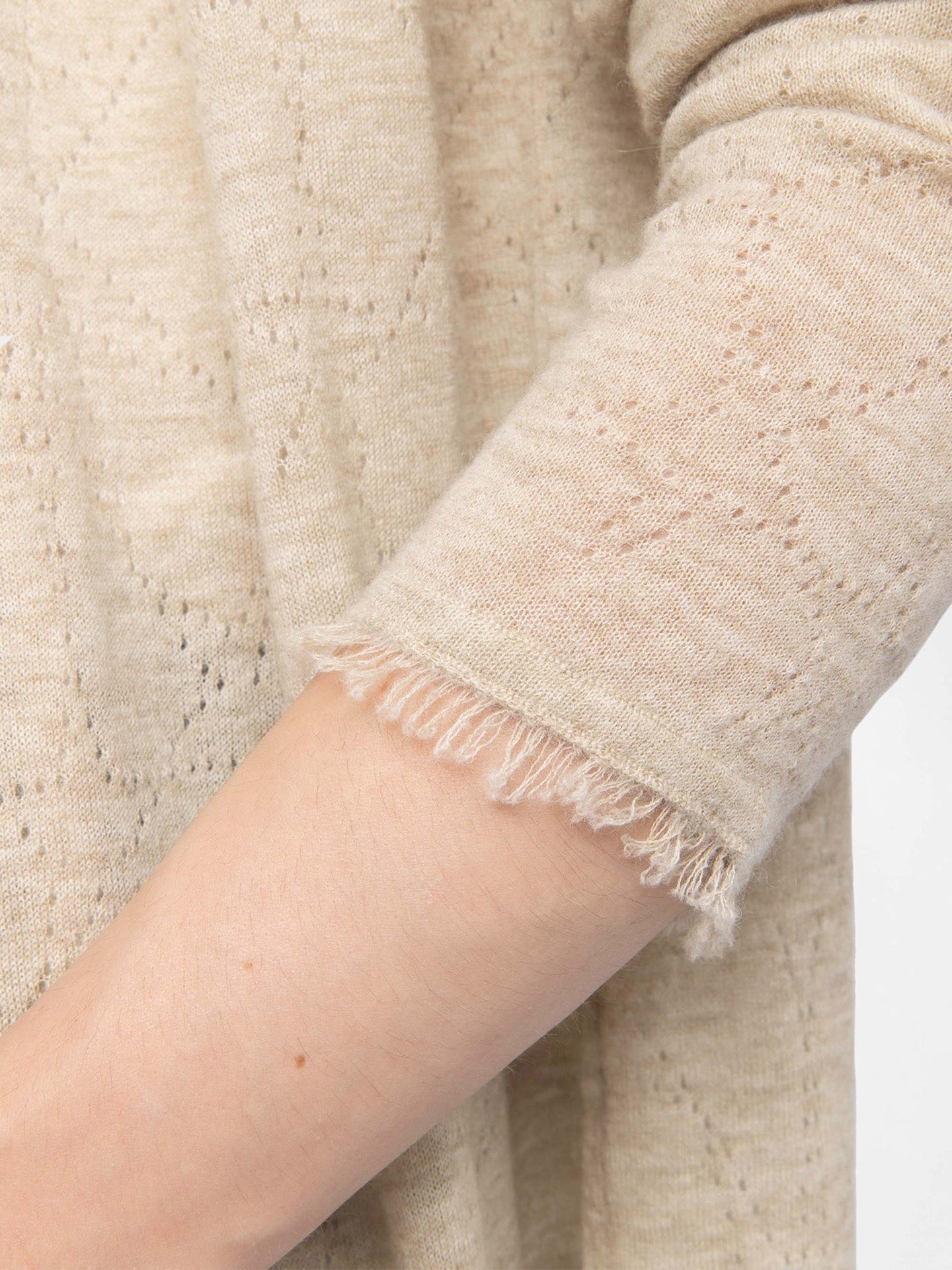 Daffyz cashmere cardigan, Beige