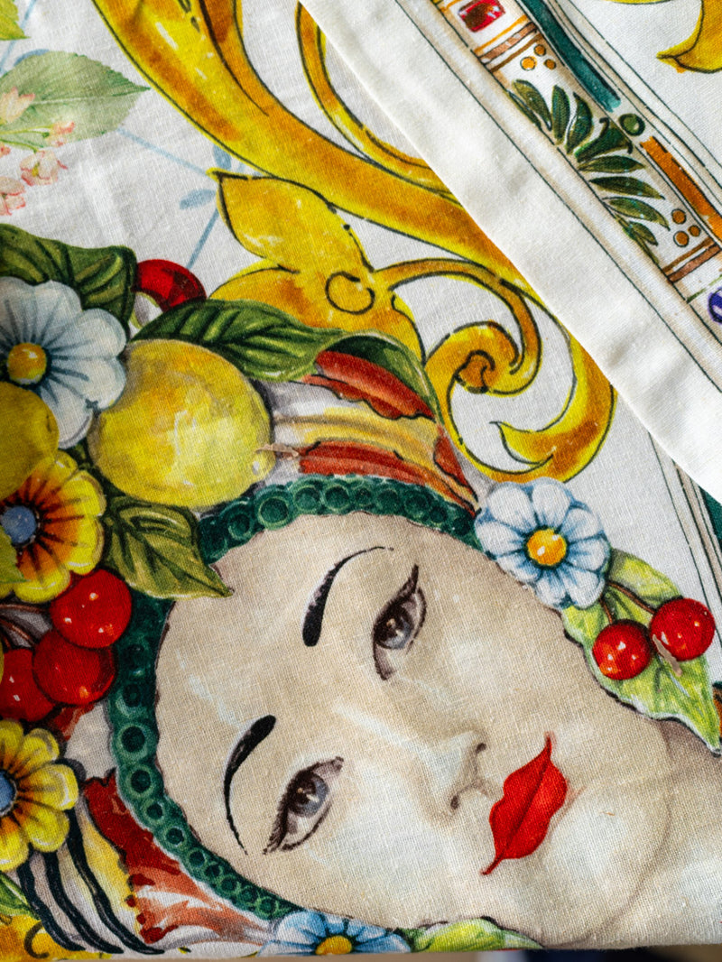 Zagara Moor's head motif table runner (50x170cm)