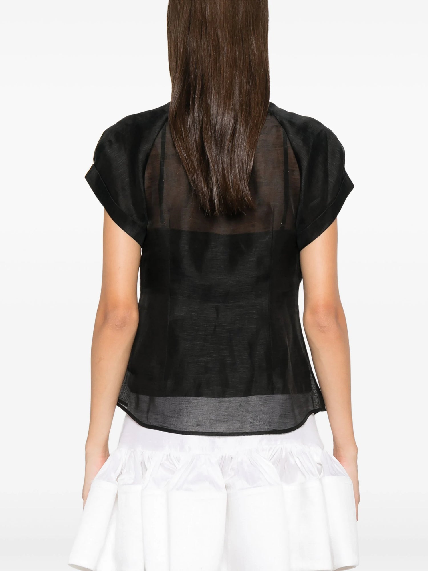 Eden Fitted Blouse, black