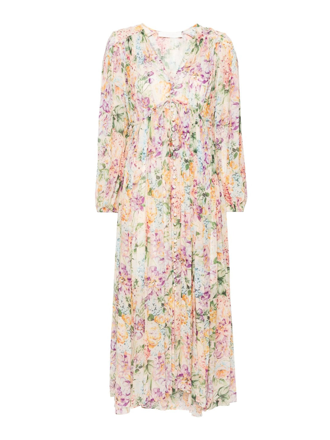 Halliday Gathered Maxi Dress, multicoloured