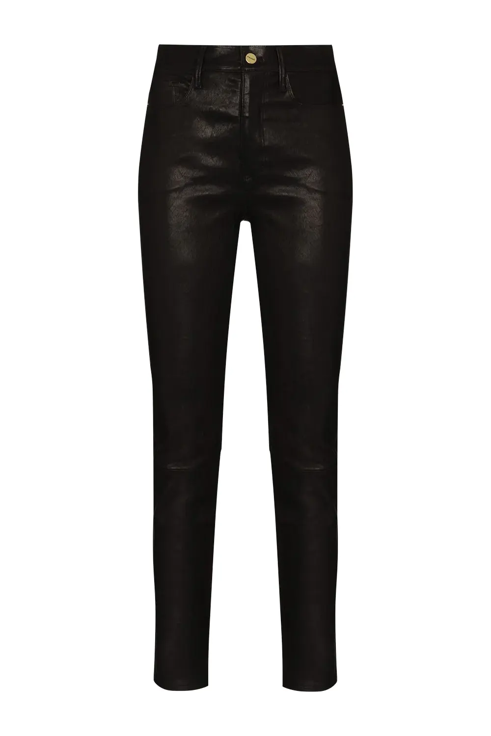 Le Sylvie skinny leather trousers black