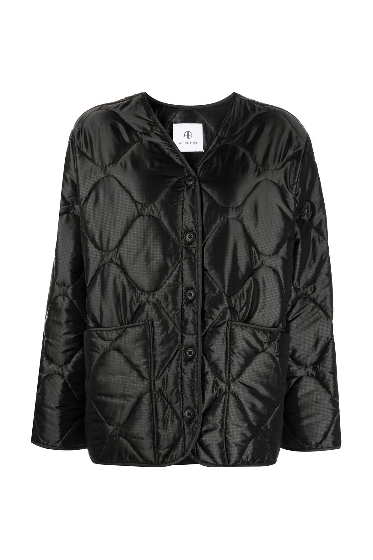 Anine Bing Andy padded bomber jacket black My o My