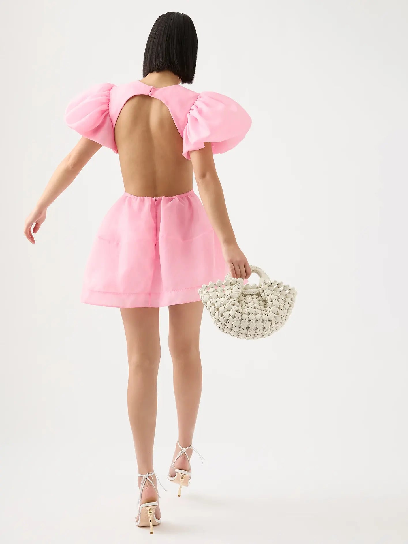 Simplicity Cut Out Mini Dress, pink