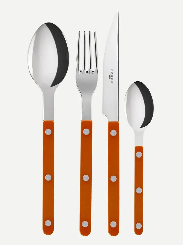 Bistrot dinner knife, solid orange