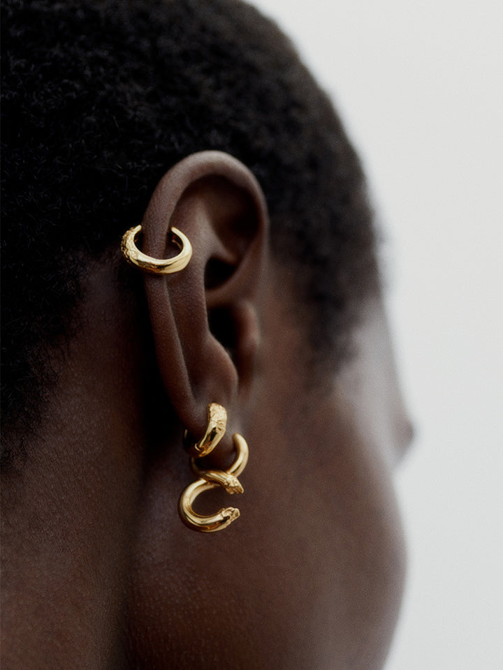 Tula earring, gold