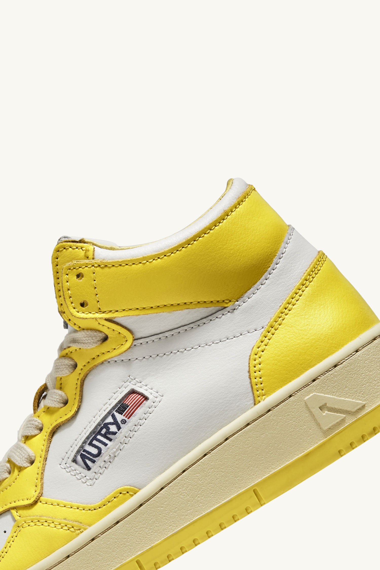 Medalist Mid sneakers, white-yellow