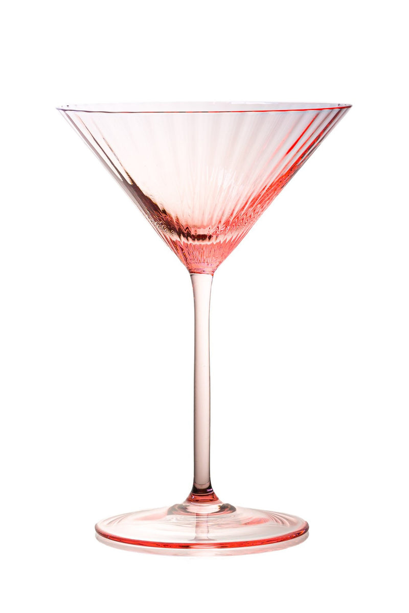 Lyon Martini glass, rosa