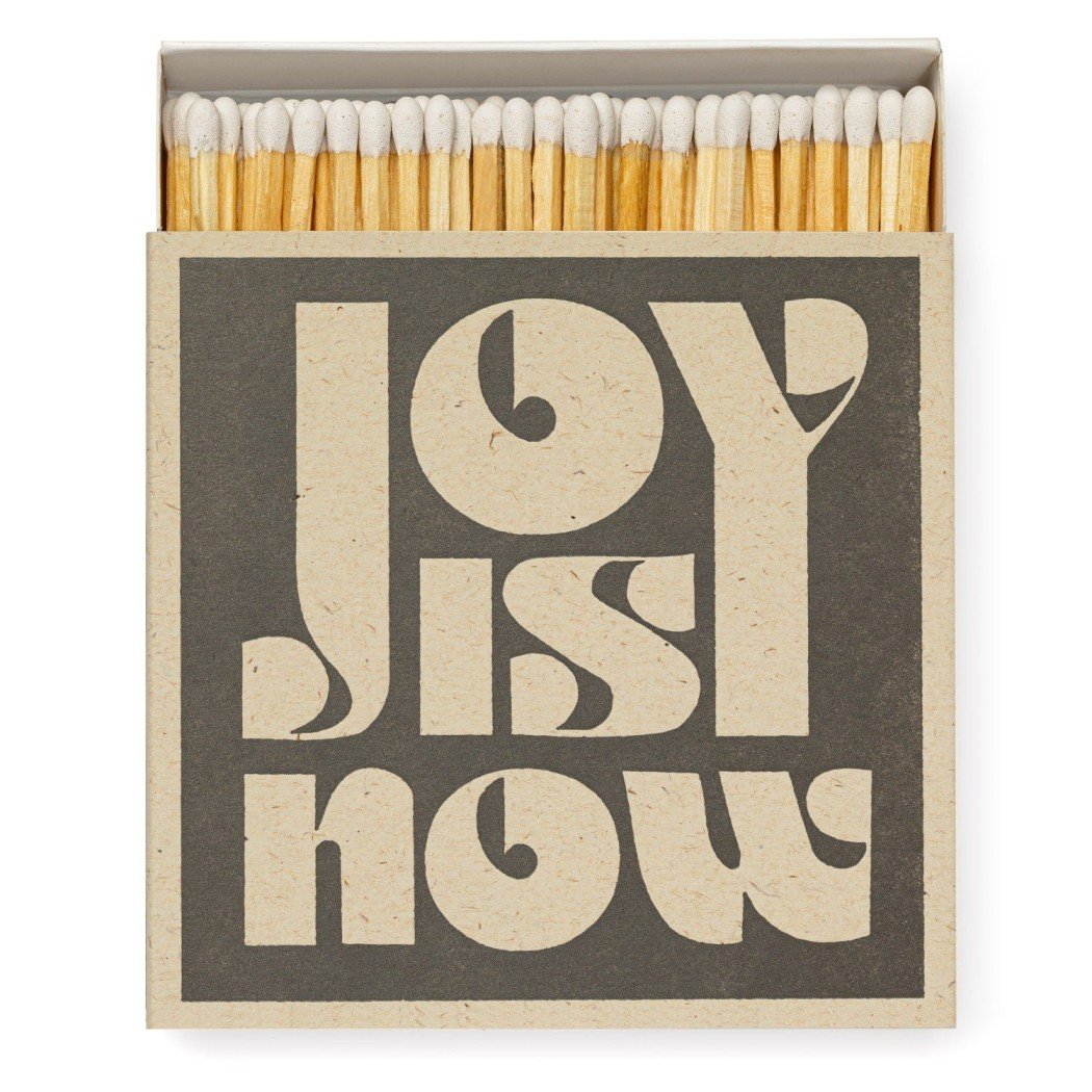 Joy is Now matchbox