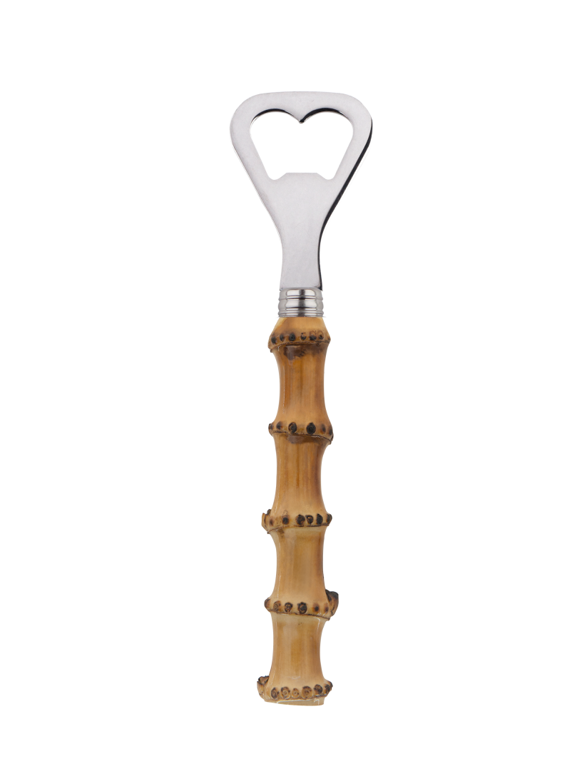 Panda bamboo bottle opener