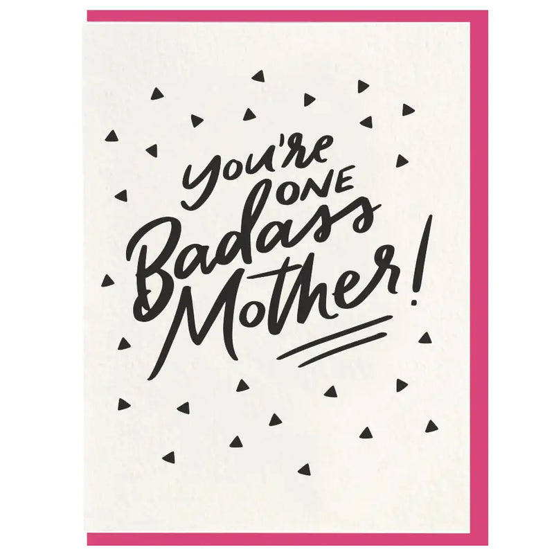 Badass Mother Mother's Day card