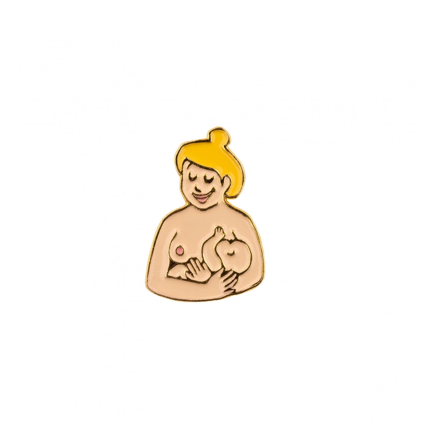 Breastfeeding Pin, Blond hair