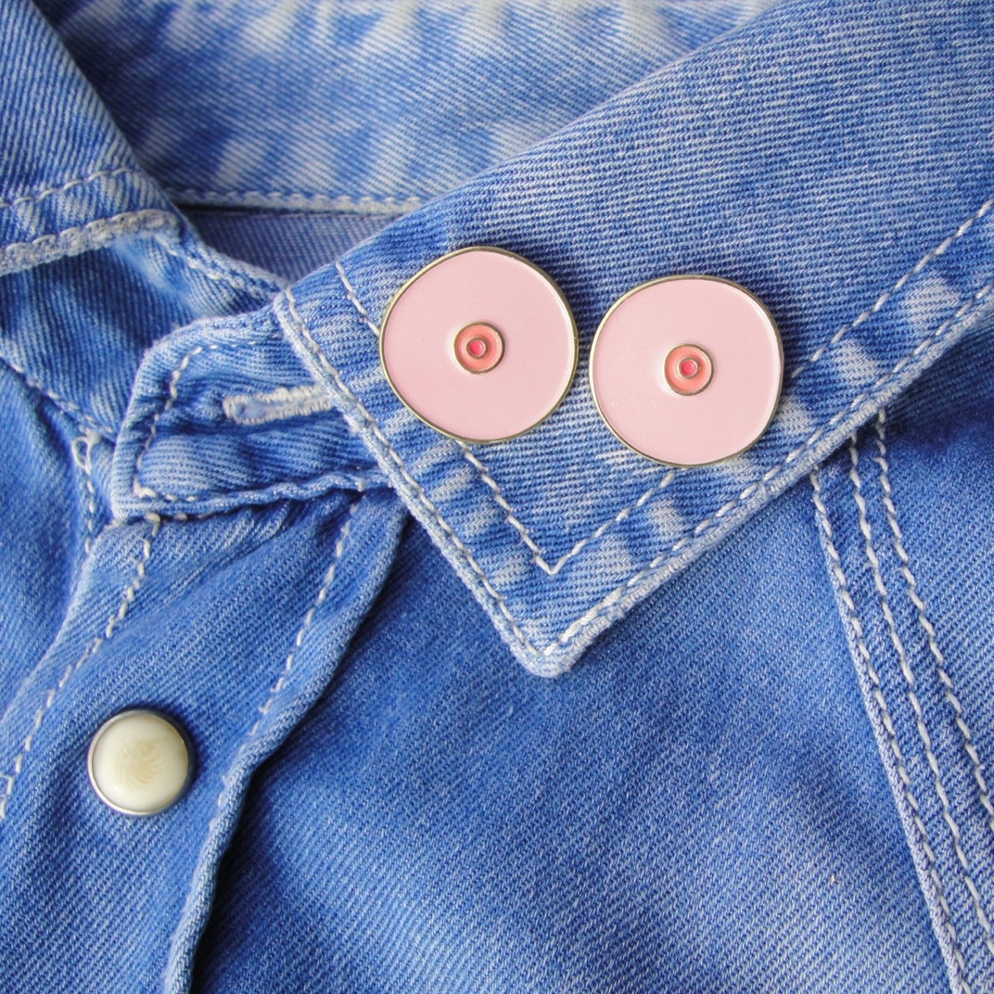 Boobs Pins set, pink