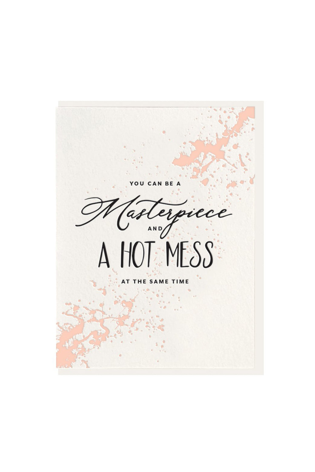 Masterpiece & Hot mess Card