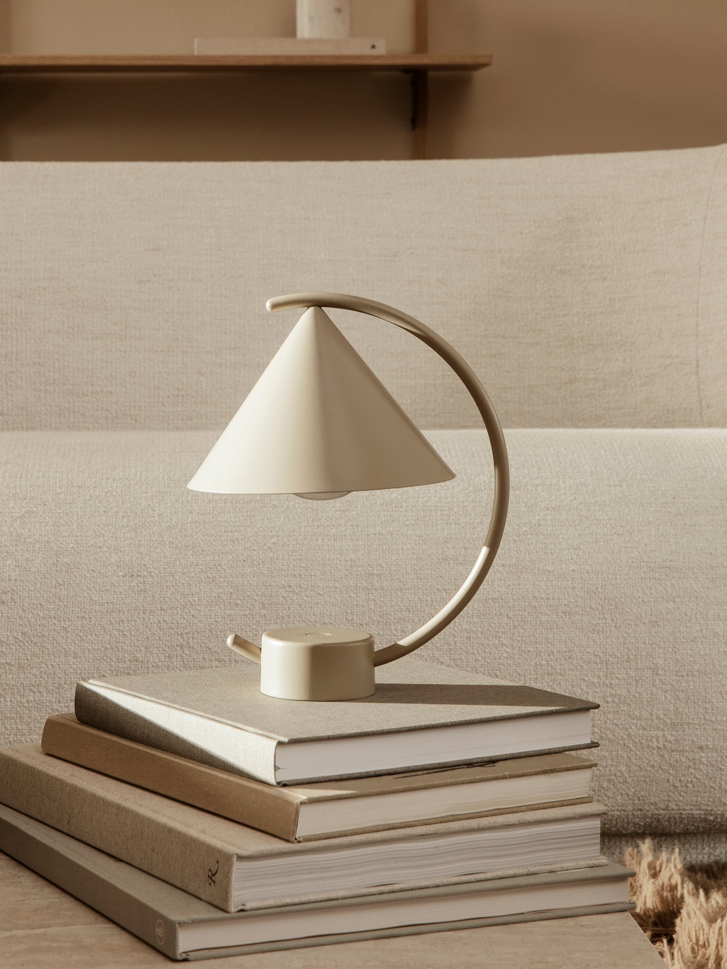 Portable lamp Meridian, cashmere