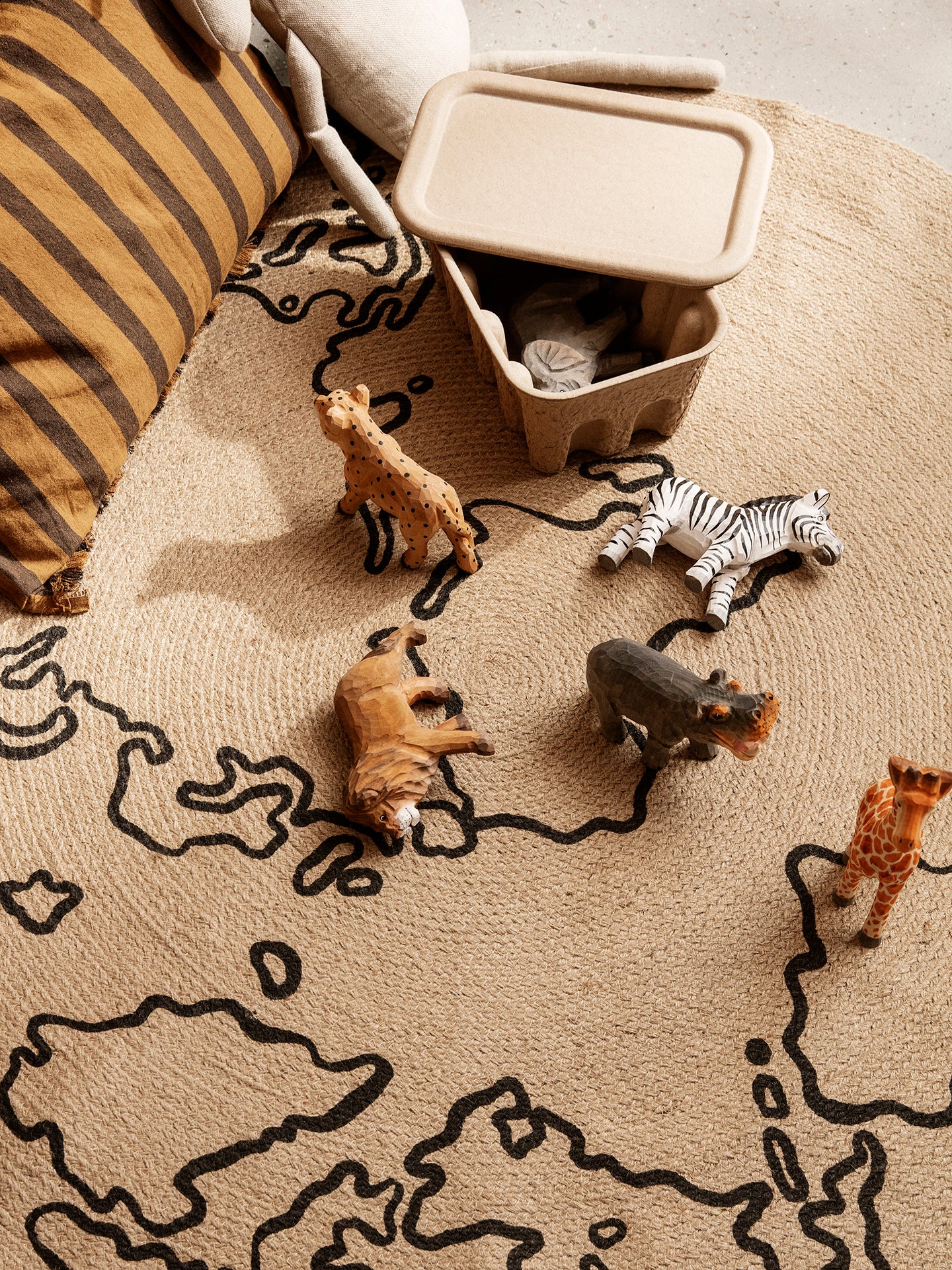 Cheetah Hand carved wooden animal My o My