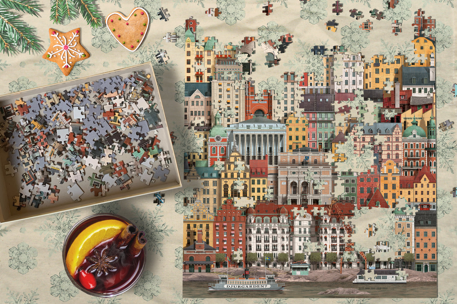 Puzzle Stockholm (1000 pieces)