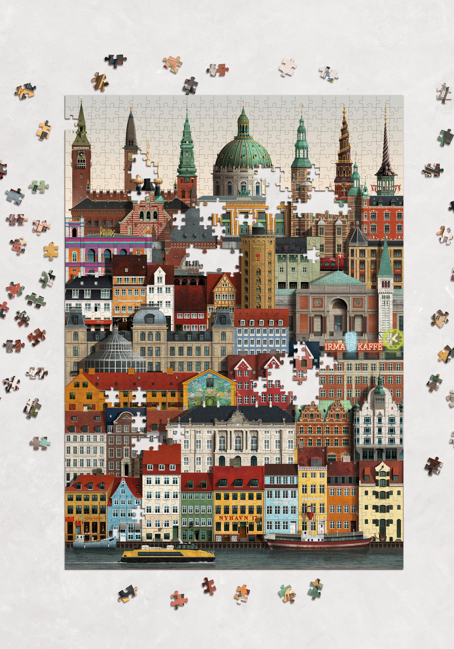 Puzzle Copenhagen (1000 pieces)