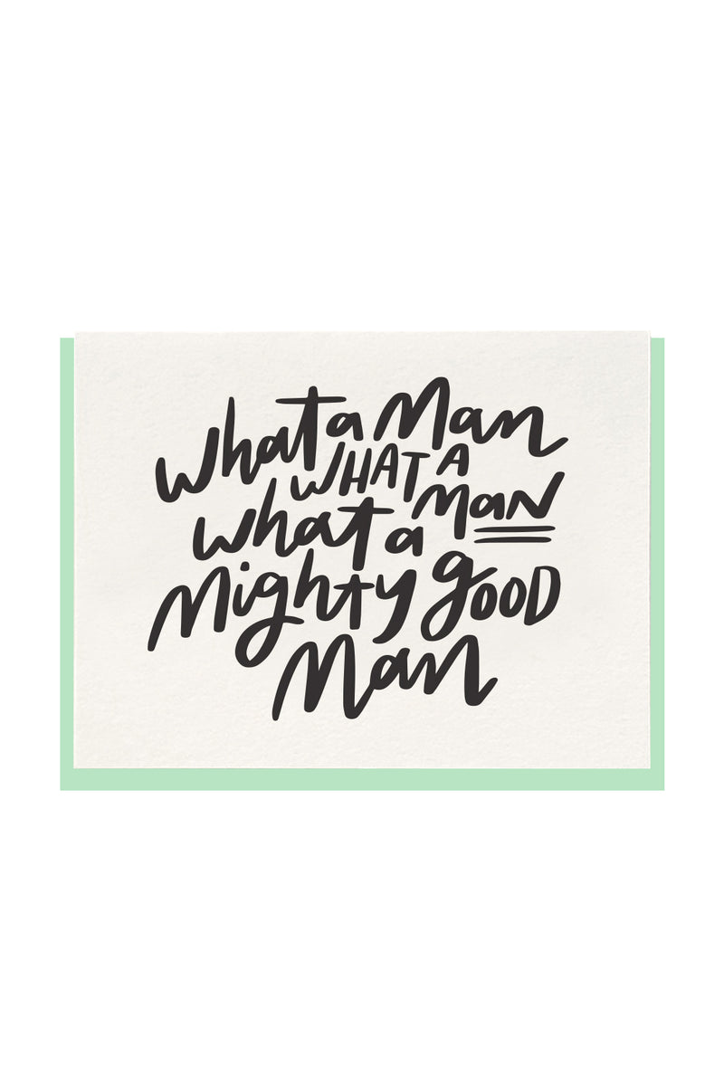 Mighty Good Man Father's Day Card