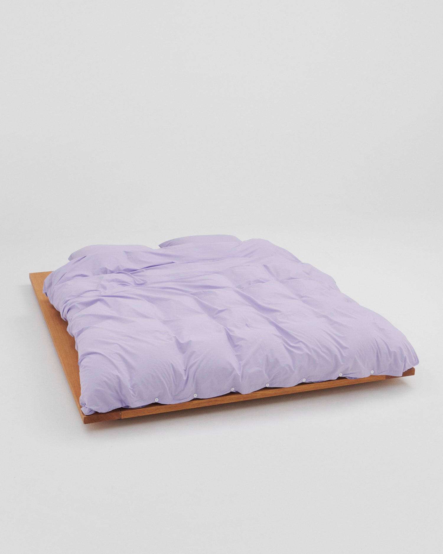 Percale Single Duvet Cover, lavender