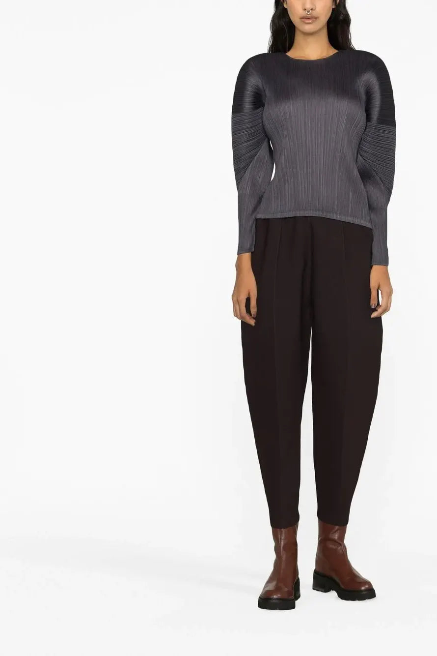 Pleated long-sleeve top (SOLD OUT)
