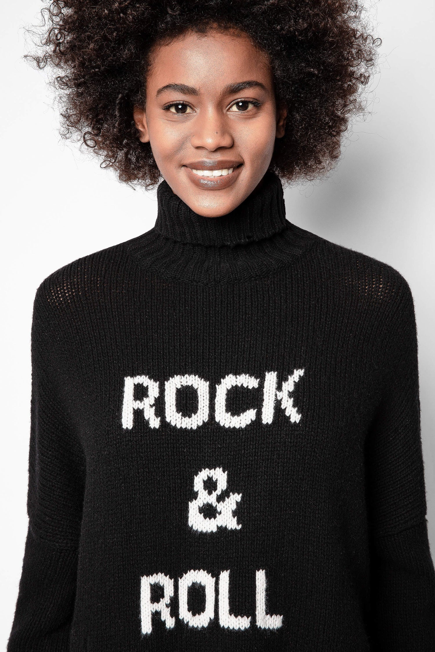 Alma Rock & Roll jumper, black