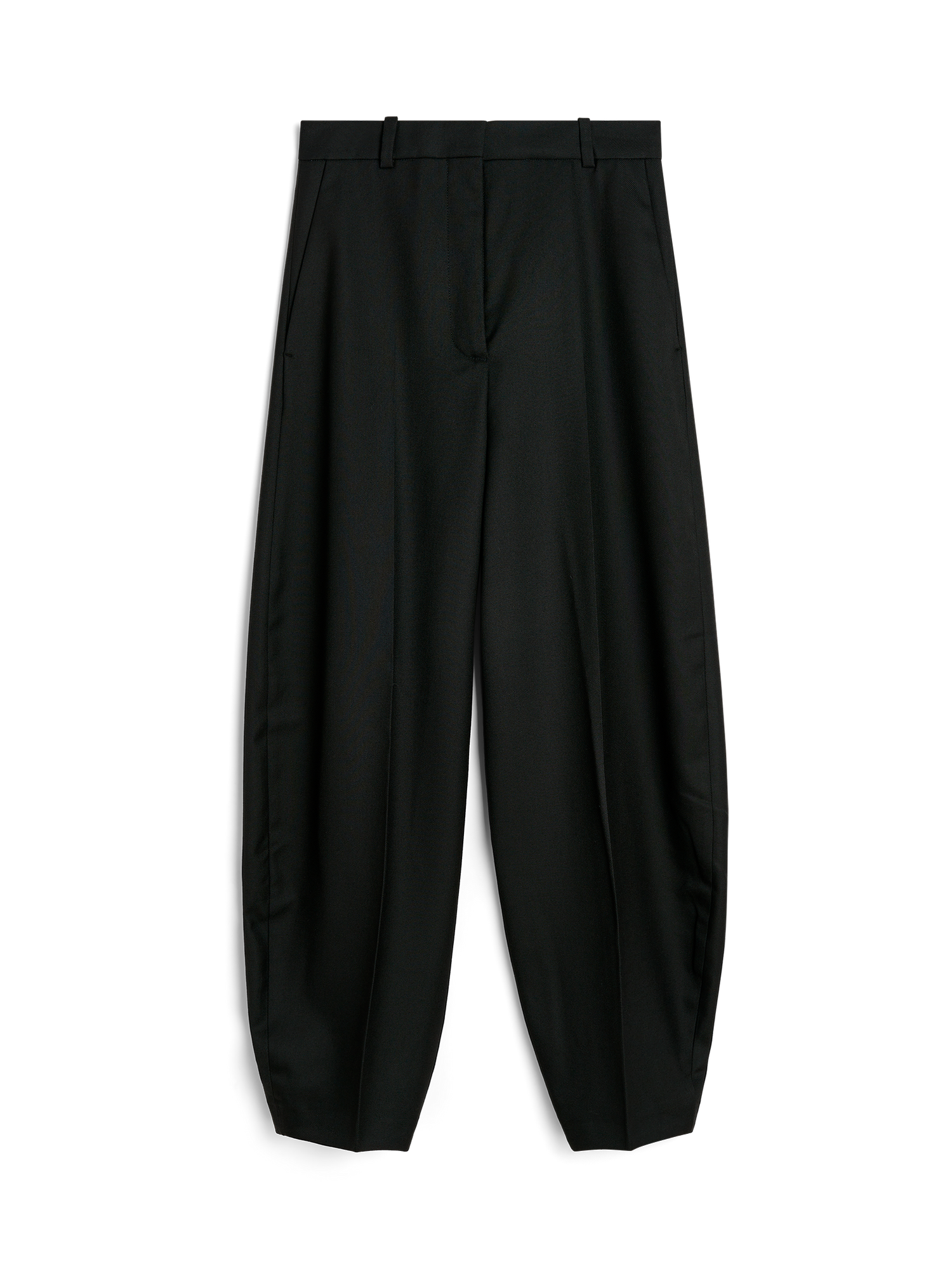 CARLIEN twill trousers, black