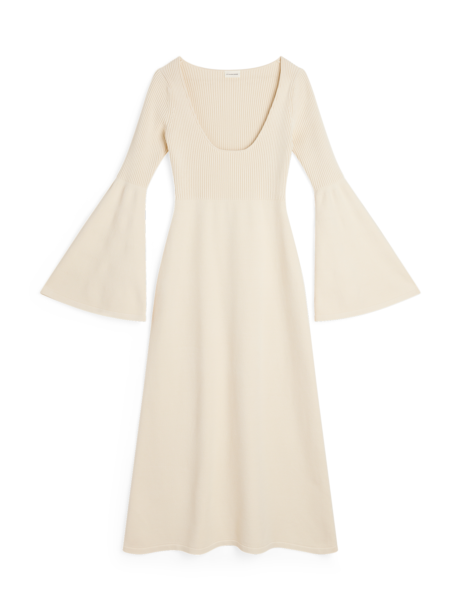 ELYSIA  knitted dress, soft white
