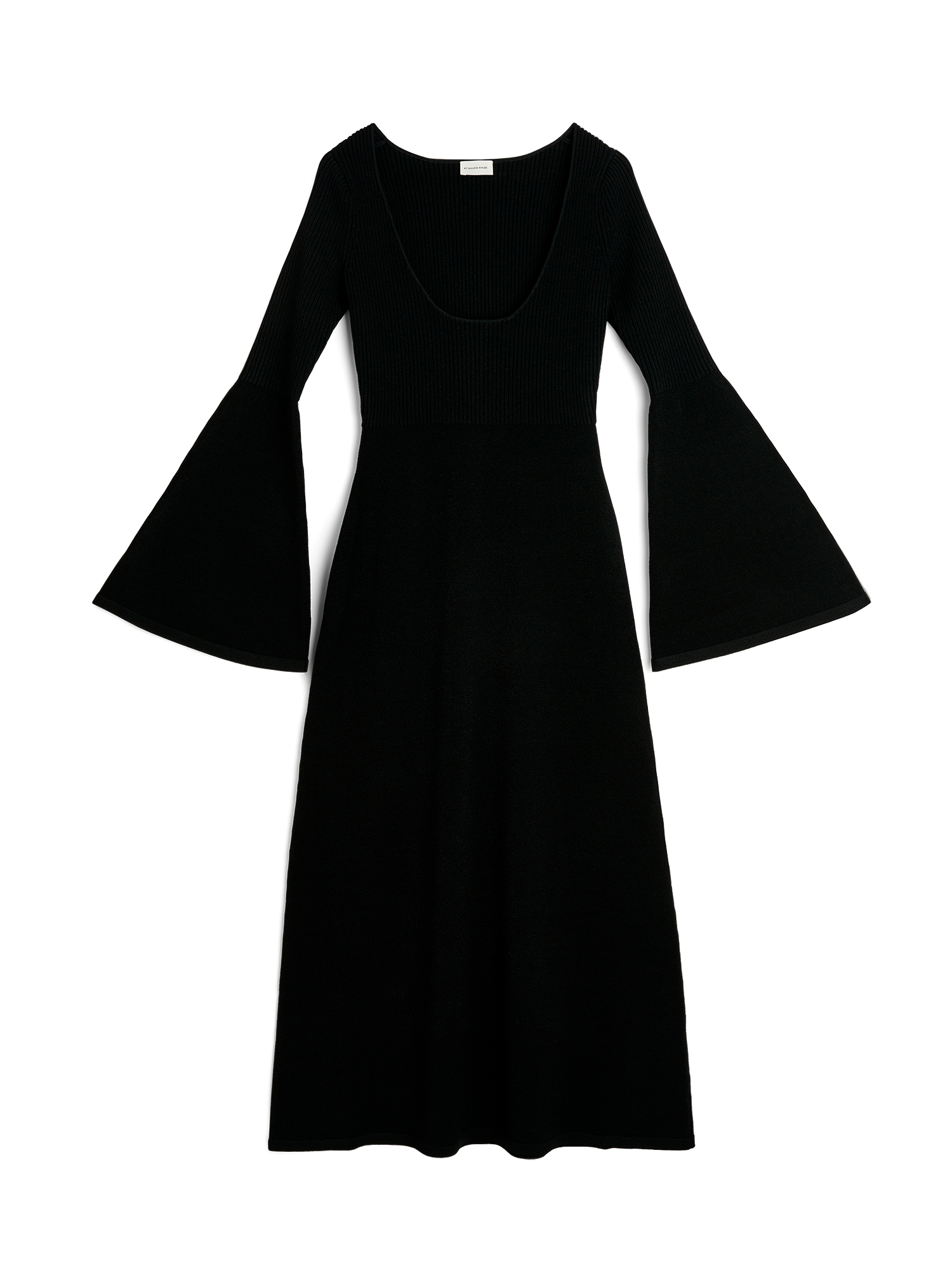 ELYSIA  knitted dress, black