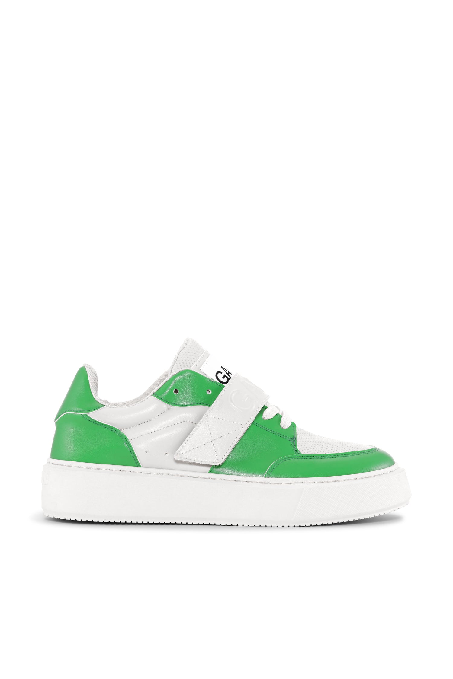 Sporty Low Top Velcro Sneaker, kelly green