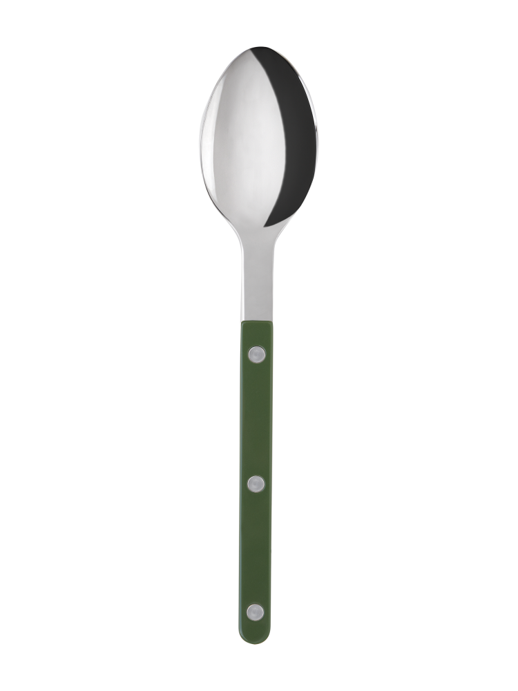 Bistrot soup spoon, solid green