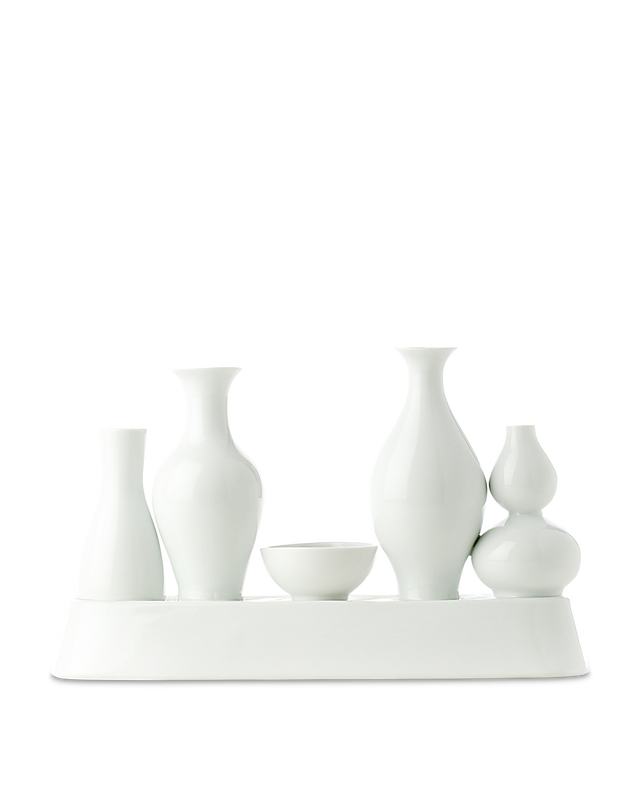 Shanghai vase, white