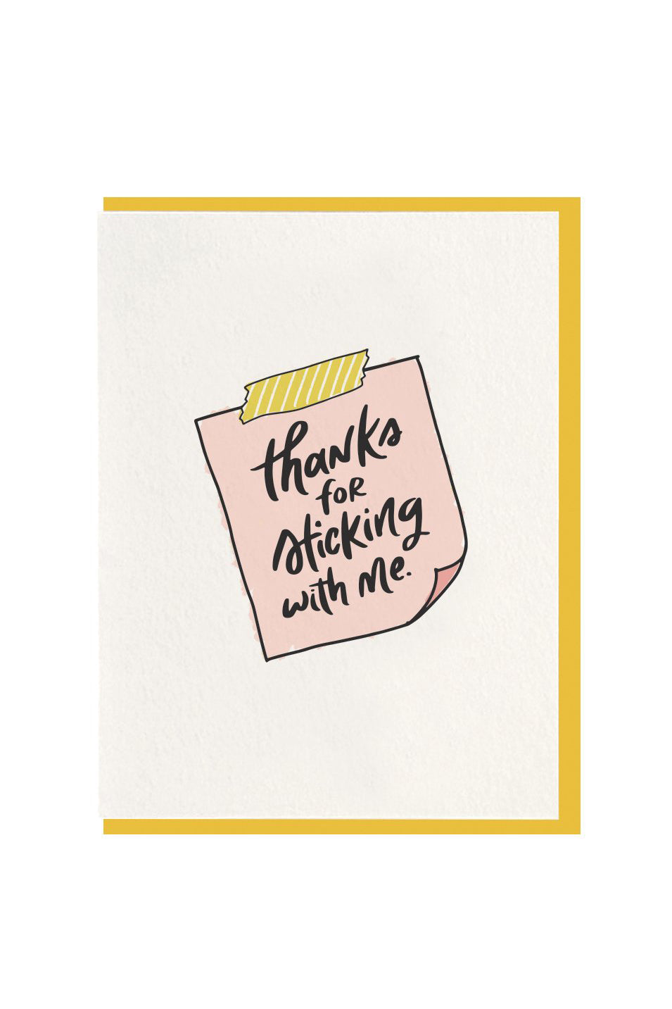 Sticking With Me - Love Greeting Card