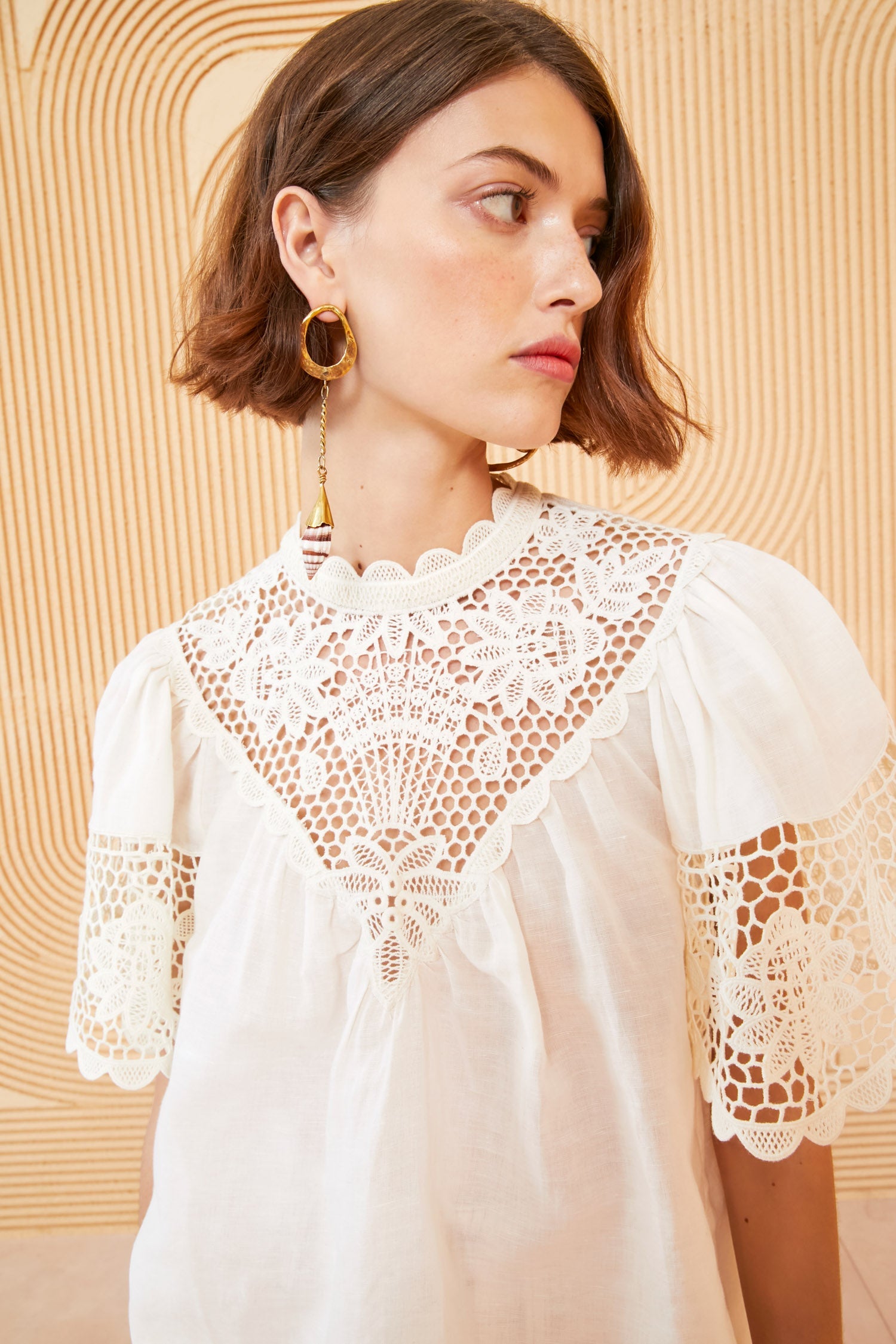 Sofia Top, ivory