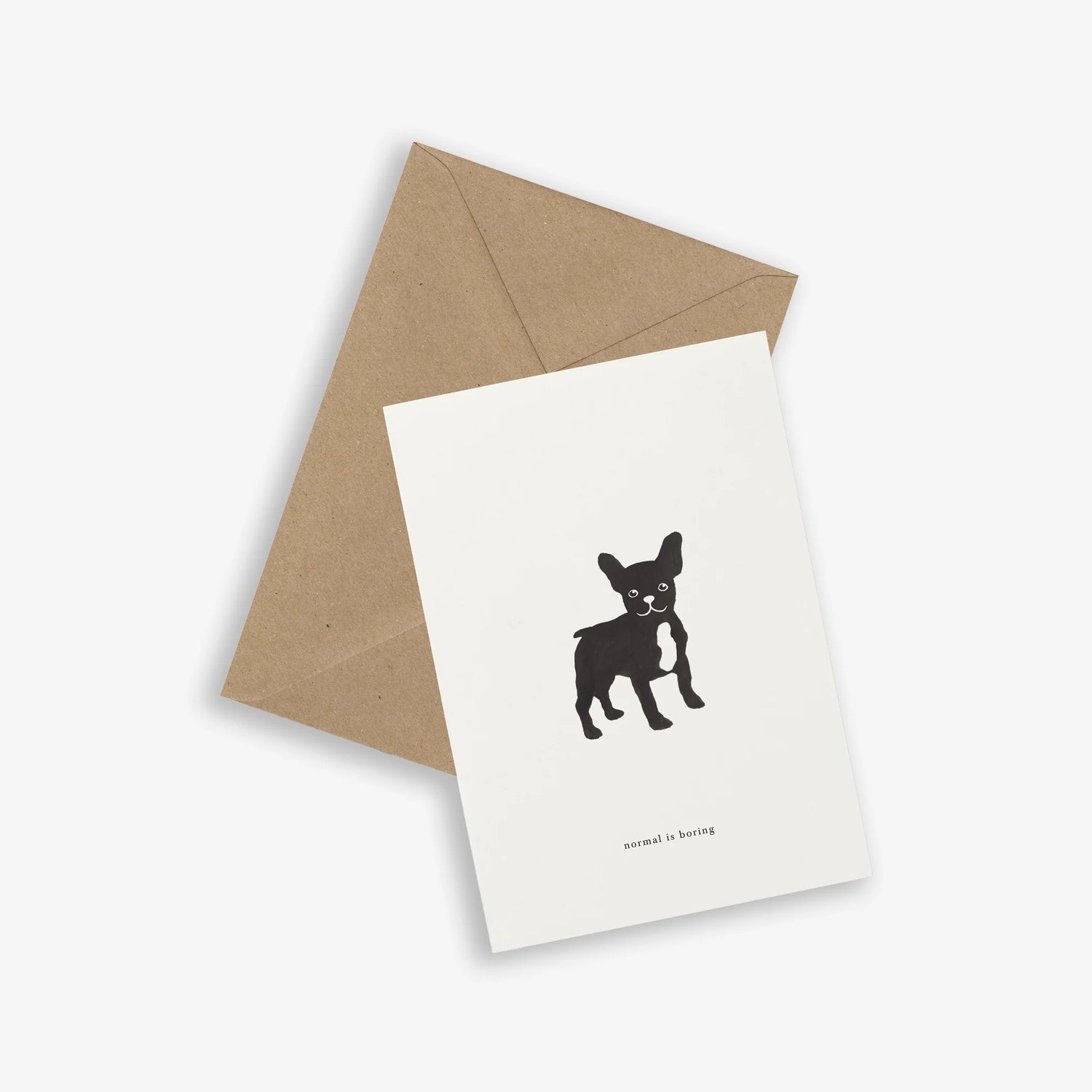 Frenchie (normal is boring) Love card