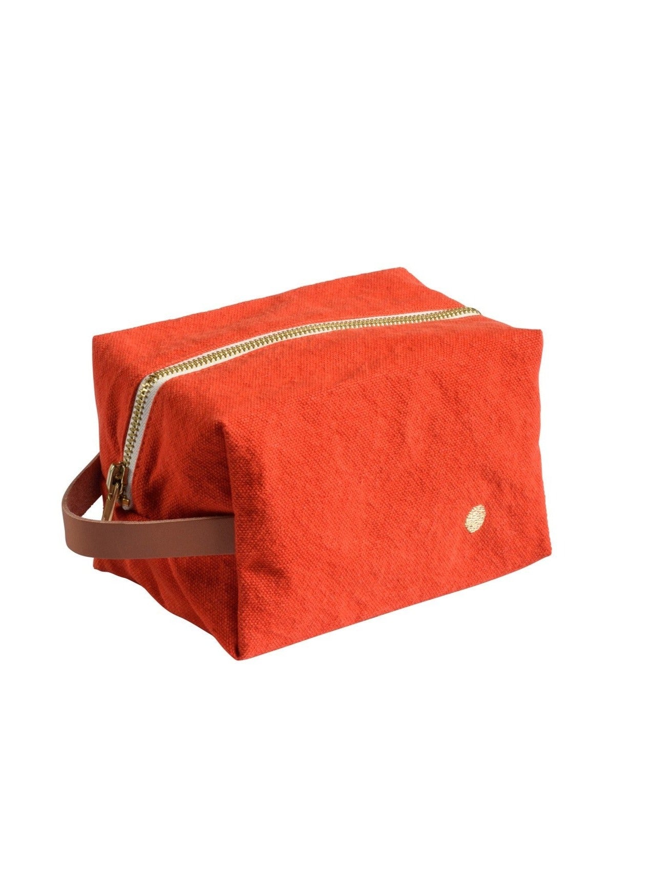 Orange Cube Pouch, small