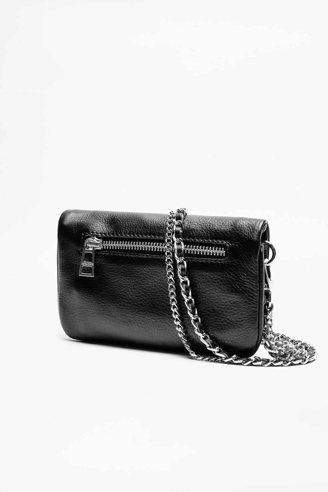 ZADIG VOLTAIRE Rock Nano grained leather bag black My o My